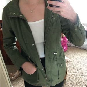 H&M Olive Green Utility Jacket